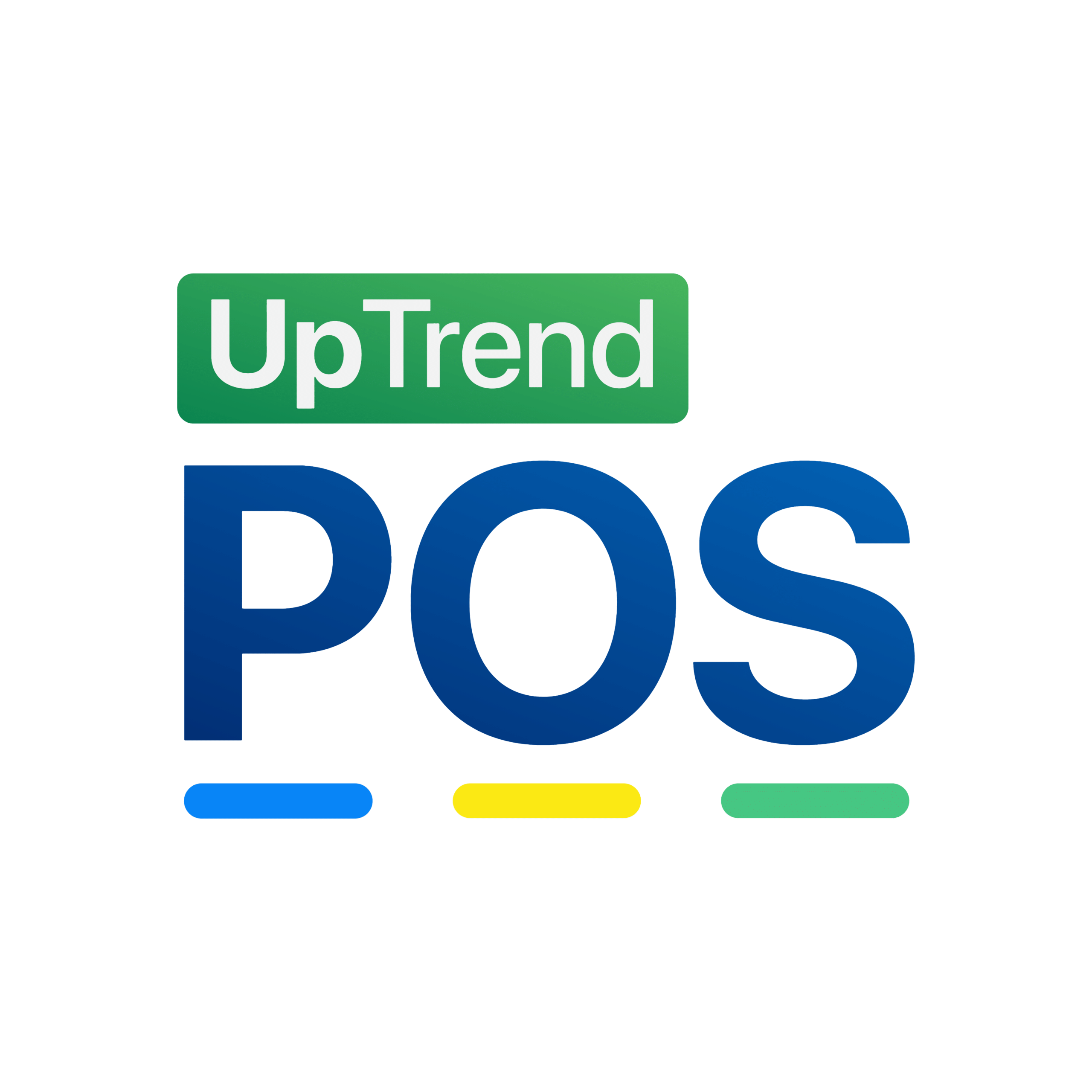 UpTrendPos Logo Stacked Color